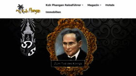 What My-kohphangan.com website looked like in 2016 (7 years ago)