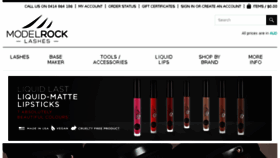 What Modelrocklashes.com website looked like in 2016 (7 years ago)