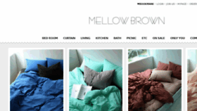 What Mellowbrown.co.kr website looked like in 2016 (7 years ago)