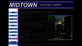 What Midtownelectric.com website looked like in 2016 (7 years ago)