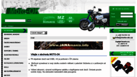What Moto-ok.cz website looked like in 2016 (7 years ago)