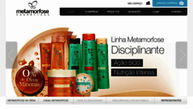 What Metamorfosecosmeticos.com.br website looked like in 2016 (7 years ago)