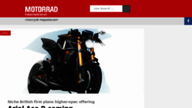What Motorcycle-magazine.com website looked like in 2016 (7 years ago)