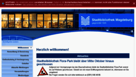 What Magdeburg-stadtbibliothek.de website looked like in 2016 (7 years ago)