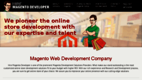 What Magentocommerce.in website looked like in 2016 (7 years ago)