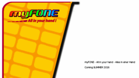 What Myfone.nl website looked like in 2016 (7 years ago)