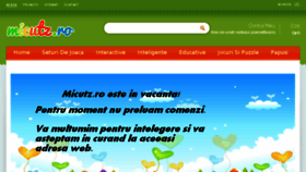 What Micutz.ro website looked like in 2016 (7 years ago)