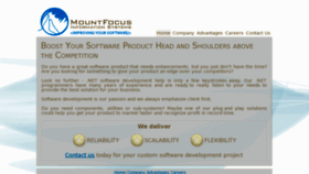 What Mountfocus.com website looked like in 2016 (7 years ago)