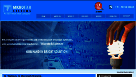What Microtechsystemindia.com website looked like in 2016 (7 years ago)