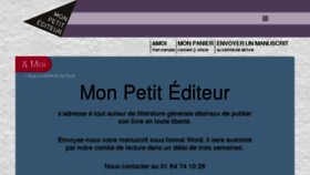 What Monpetitediteur.com website looked like in 2016 (7 years ago)