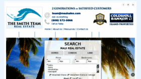 What Mauisales.com website looked like in 2016 (7 years ago)