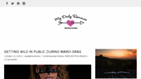 What Mydailyromance.com website looked like in 2016 (9 years ago)