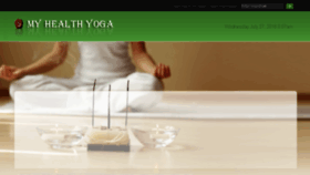 What Myhealthyoga.com website looked like in 2016 (7 years ago)