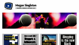 What Megansingleton.co.nz website looked like in 2016 (7 years ago)