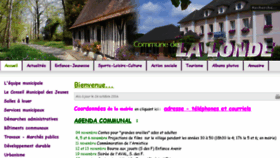 What Mairie-la-londe.fr website looked like in 2016 (7 years ago)