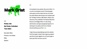 What Markgrist.com website looked like in 2016 (7 years ago)