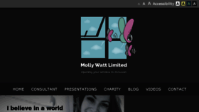 What Mollywatt.com website looked like in 2016 (7 years ago)