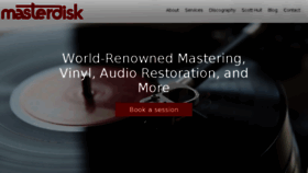 What Masterdisk.com website looked like in 2016 (7 years ago)
