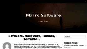 What Marco-software.com website looked like in 2016 (7 years ago)