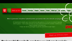 What Mladi-upi.si website looked like in 2016 (7 years ago)