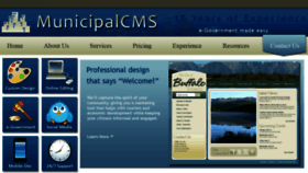 What Municipalcms.com website looked like in 2016 (7 years ago)