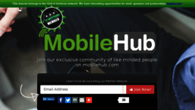 What Mobilehub.com website looked like in 2016 (7 years ago)