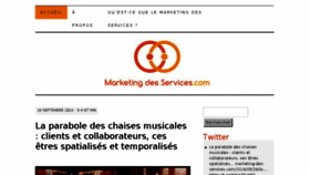 What Marketing-des-services.com website looked like in 2016 (7 years ago)