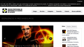 What Mediaseguros.es website looked like in 2016 (7 years ago)