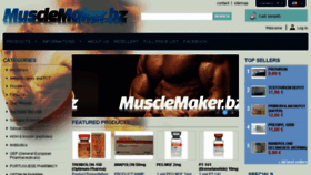 What Musclemaker.me website looked like in 2016 (7 years ago)