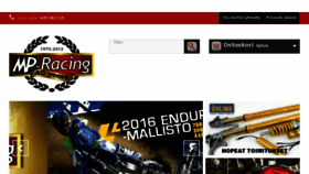 What Mp-racing.fi website looked like in 2016 (7 years ago)