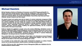 What Michaelhaenlein.eu website looked like in 2016 (8 years ago)