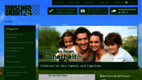 What Maschendraht24.de website looked like in 2016 (7 years ago)