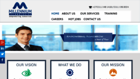 What Millenniumtech.co.za website looked like in 2016 (7 years ago)
