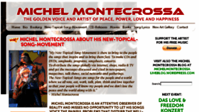 What Michelmontecrossa.com website looked like in 2016 (7 years ago)