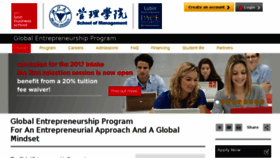 What Msc-entrepreneurship.com website looked like in 2016 (7 years ago)