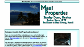What Mauiprop.com website looked like in 2016 (7 years ago)