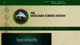 What Muscogeenation-nsn.gov website looked like in 2016 (7 years ago)