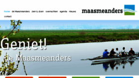 What Maasmeanders.nl website looked like in 2016 (7 years ago)