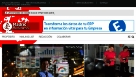 What Madridbusiness.es website looked like in 2016 (7 years ago)