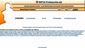 What Meta-preissuche.de website looked like in 2016 (7 years ago)