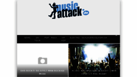 What Musicattack.de website looked like in 2016 (7 years ago)