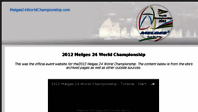 What Melges24worldchampionship.com website looked like in 2016 (7 years ago)
