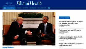 What Miamiherald.com website looked like in 2016 (7 years ago)