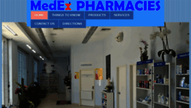What Medexpharmacies.com website looked like in 2016 (7 years ago)
