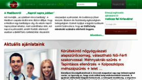 What Medibon.hu website looked like in 2016 (7 years ago)