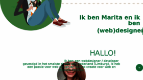 What Maritapeeters.nl website looked like in 2016 (7 years ago)