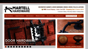 What Martellhardware.com website looked like in 2016 (7 years ago)