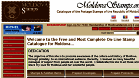 What Moldovastamps.org website looked like in 2016 (7 years ago)