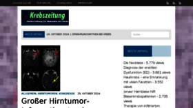 What Mensch-und-krebs.de website looked like in 2016 (7 years ago)
