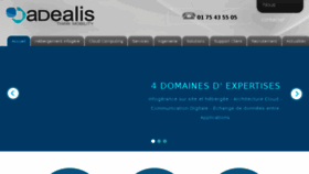 What Maintenance-informatique-adealis.fr website looked like in 2016 (7 years ago)